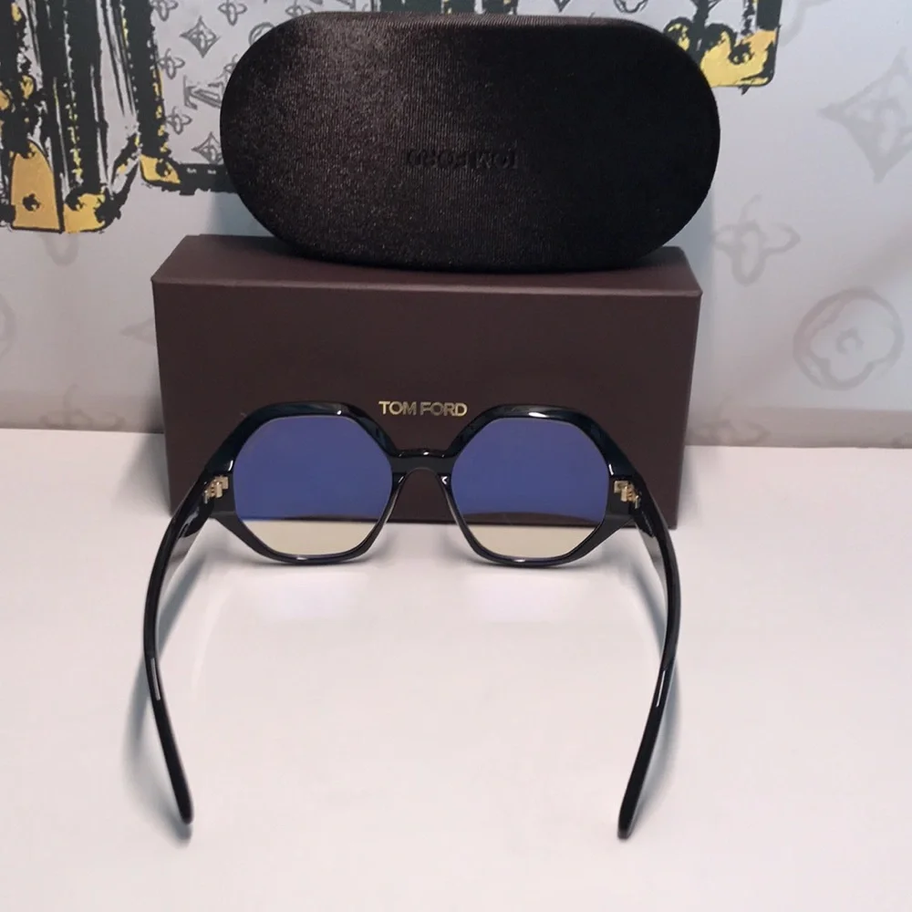 New Authentic Tom Ford TF5976-B 001 Black Eyeglasses - Picture 10 of 14